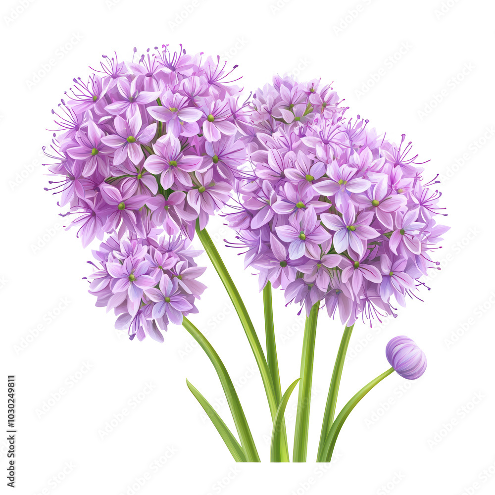 Vibrant Allium Flowers in Bloom Vibrant Allium Flowers in Bloom
