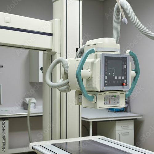A modern X-ray machine in a...