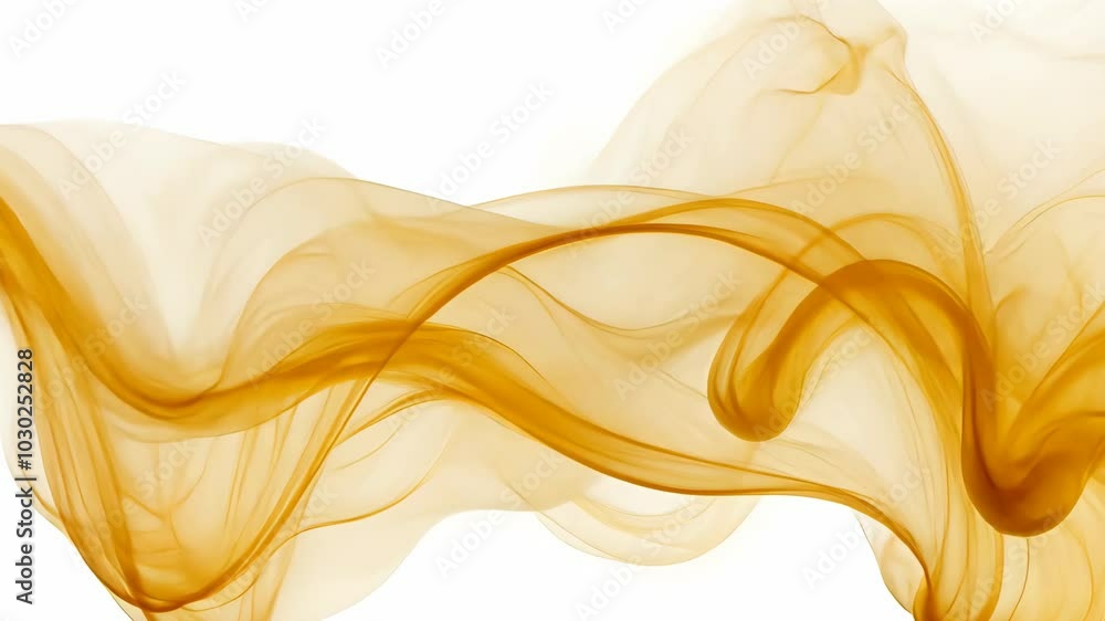 Abstract orange wave design on a light background, conveying movement and fluidity. Full HD or 4K Footage Video Animation Abstract orange wave design on a light background, conveying movement and fluidity. Full HD or 4K Footage Video Animation