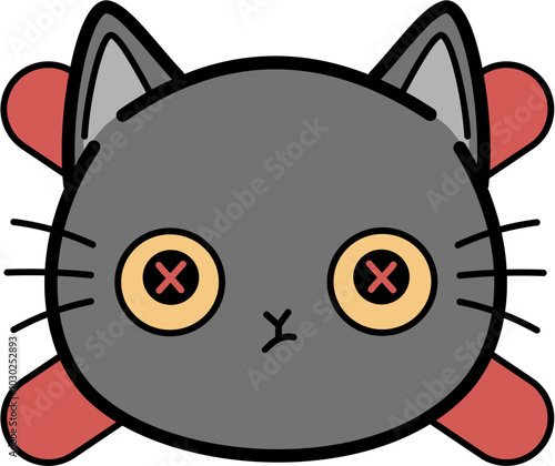Wrong Cute gray cat 