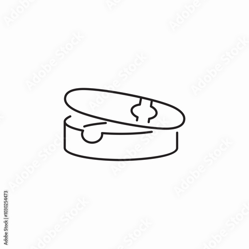 ashtray and cigarette icon sign vector