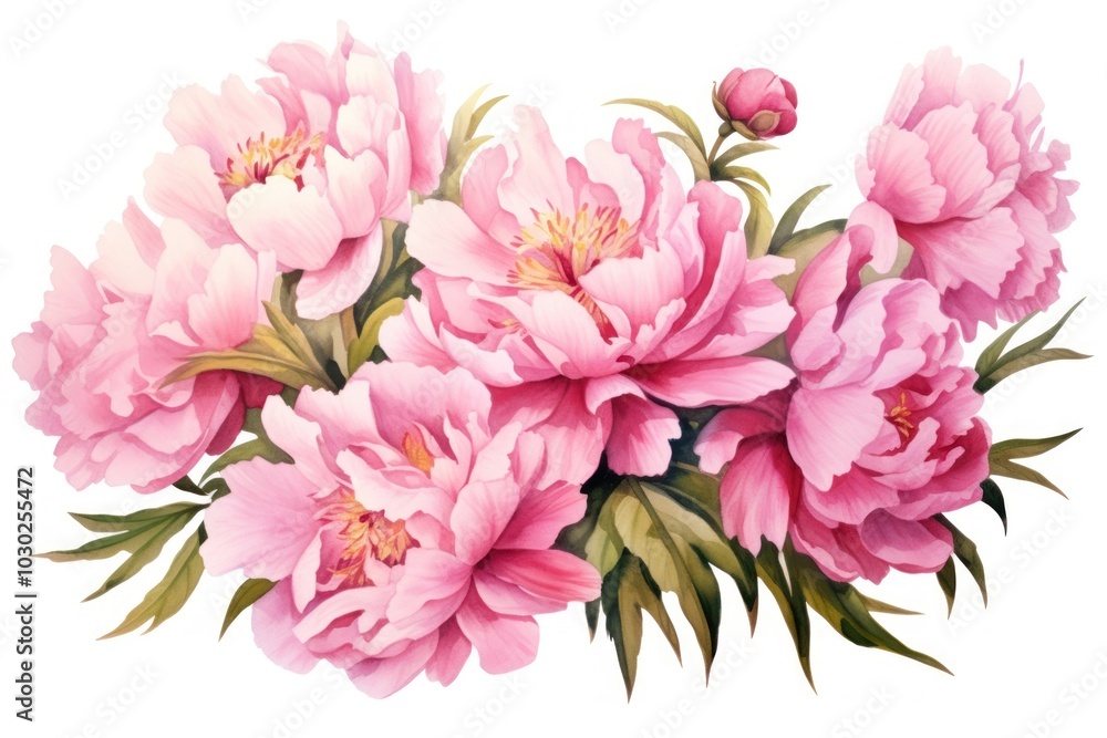 Peonies blossom flower plant. Peonies blossom flower plant.