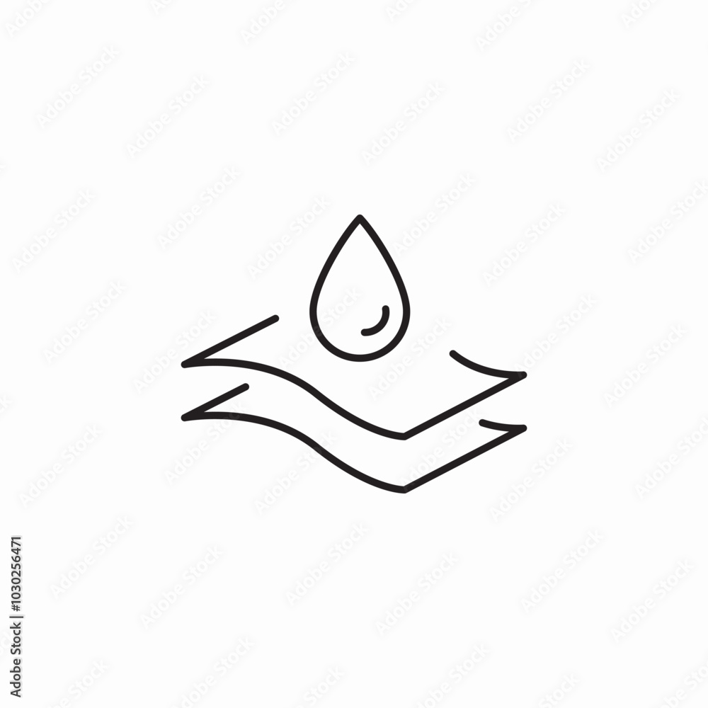 water resistant icon sign vector water resistant icon sign vector