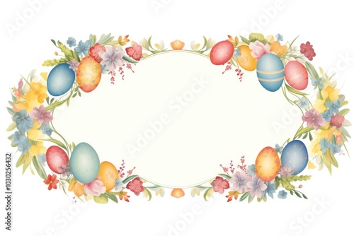 Easter egg white background celebration.