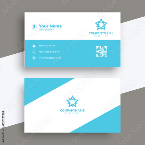 minimal golden business card template