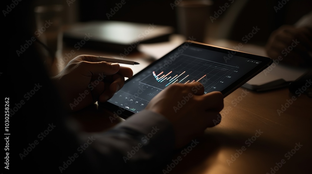 Analyzing Sales Data on a Tablet Device Analyzing Sales Data on a Tablet Device