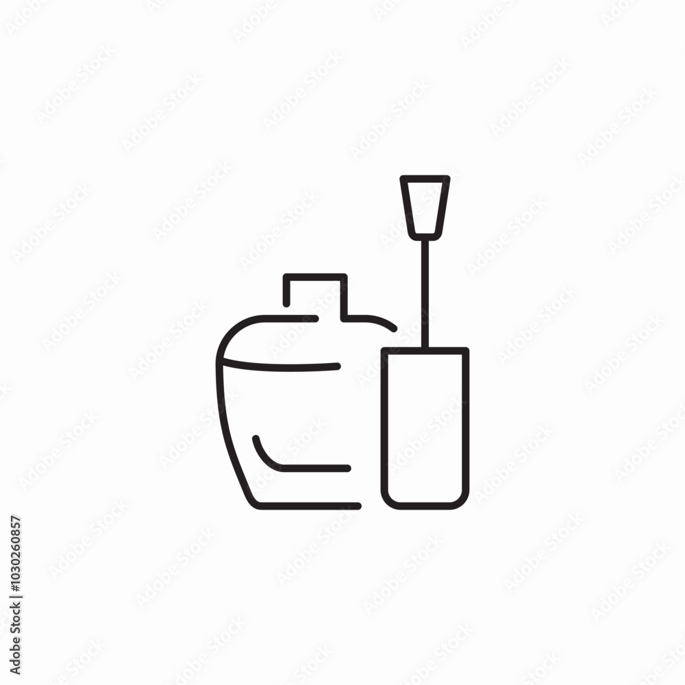 nail polish icon sign vector nail polish icon sign vector