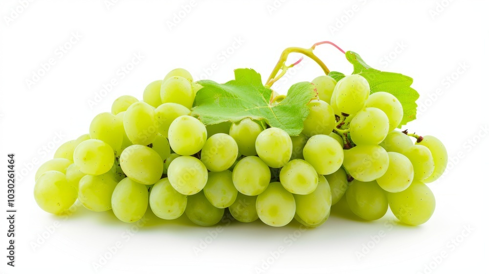 Vibrant Green Grape Berries: A Close-up on Nature's Delicacies Vibrant Green Grape Berries: A Close-up on Nature's Delicacies