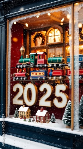 2025 vintage toy shop window display