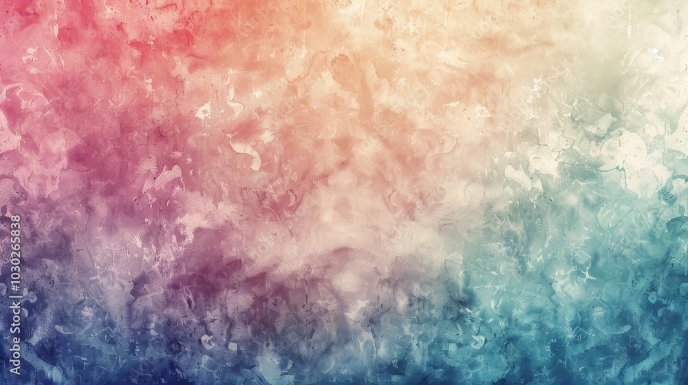 Fototapeta premium A Captivating Watercolor Background Blending Soft Pink, Purple, and Blue Hues Elegantly Together