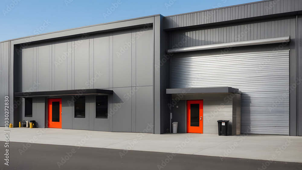 Modern Industrial Warehouse Building Exterior Modern Industrial Warehouse Building Exterior