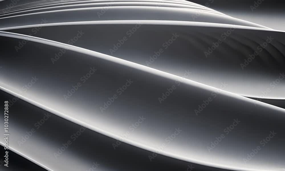 Abstract waves in shades of gray create a smooth, flowing texture. Abstract waves in shades of gray create a smooth, flowing texture.