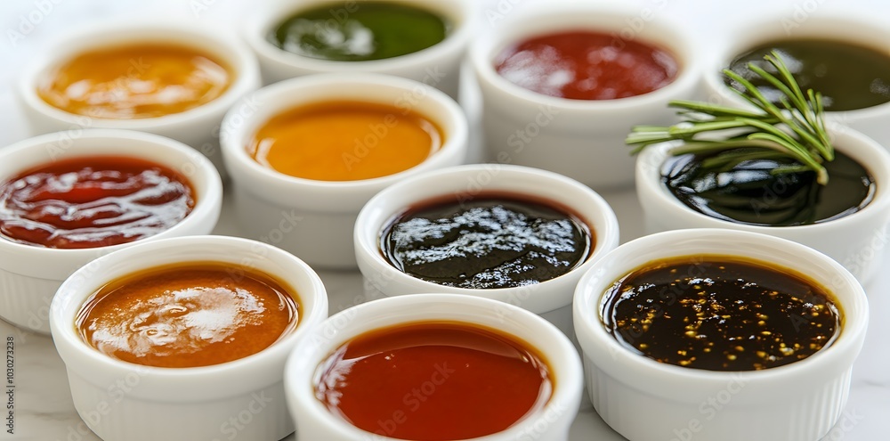 Assortment of Sauces Assortment of Sauces