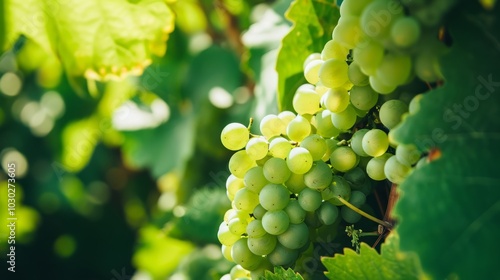 Wallpaper Mural Lush Vines: Flourishing Backyard Grape Harvest in Macro Splendor () Torontodigital.ca