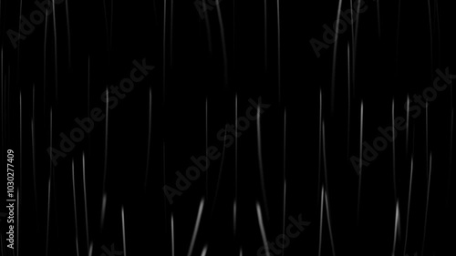 White particles event game trailer titles concert stage background loop animation. Line zigzag animation.