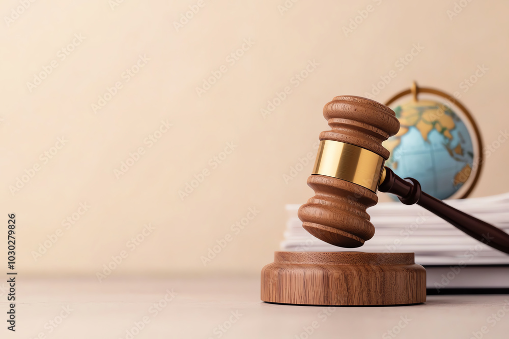 A courthouse with a globe and financial documents in the background, symbolizing global finance law and regulation A courthouse with a globe and financial documents in the background, symbolizing global finance law and regulation
