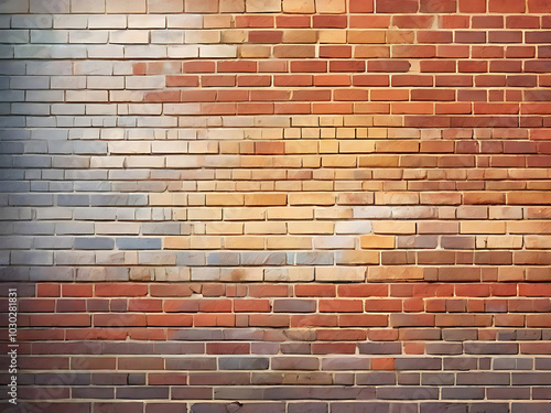 Brick texture with scratches and cracks, old wall, brick, background, old, texture, wall, surface, dirty, textured, cement, pattern, grunge, abstract, rough, stone, architecture. ai