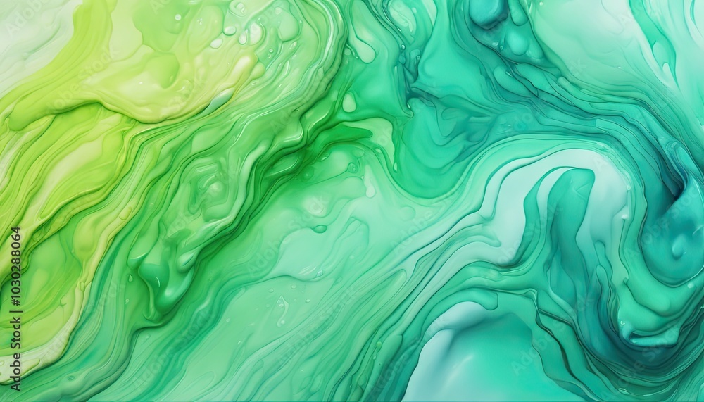 Abstract Aquatic Oasis Abstract Aquatic Oasis