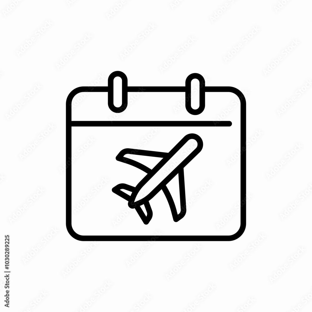 travel date icon sign vector travel date icon sign vector