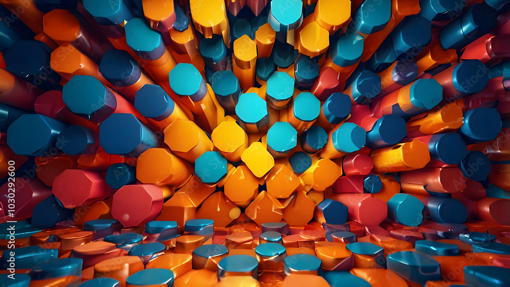 Colourful abstract paper cut background Colourful abstract paper cut background