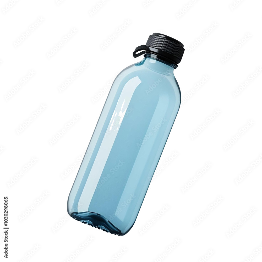 plastic, blue empty bottle, water bottle on transparent background plastic, blue empty bottle, water bottle on transparent background