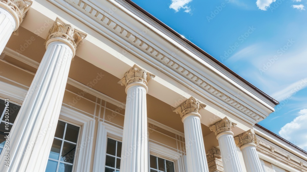 Obraz premium building a strong Column law firm