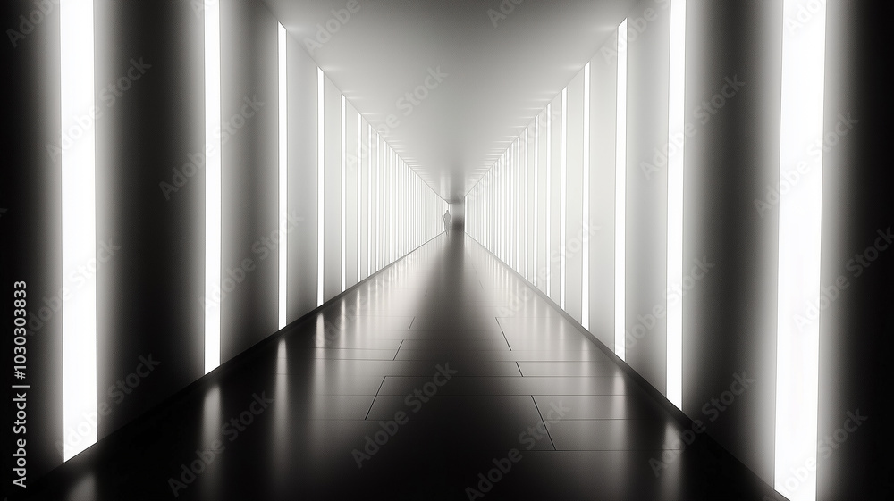 Obraz premium light in the corridor