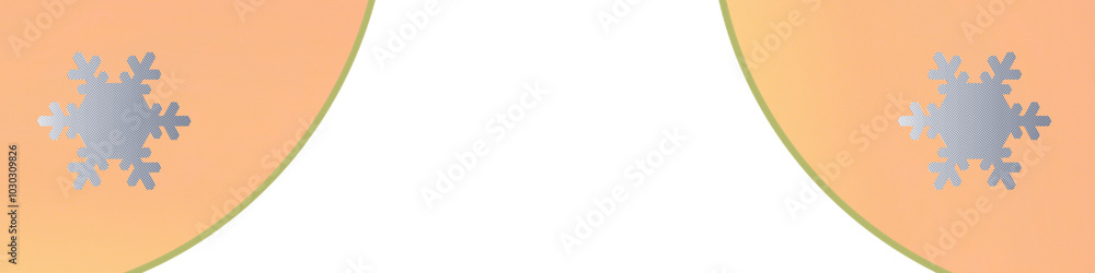 Naklejka premium Panorama background Template for holiday festive Christmas new year party celebration online web Ads