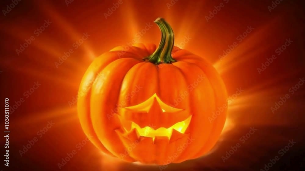 Happy Halloween Pumpkin 4K Virtual Video Animation Background with Looping Time Lapse and Smooth Graphics Happy Halloween Pumpkin 4K Virtual Video Animation Background with Looping Time Lapse and Smooth Graphics