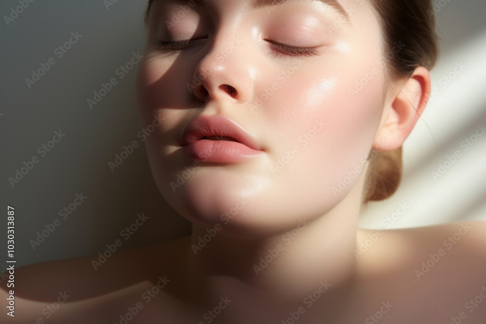 Skin adult woman contemplation. Skin adult woman contemplation.