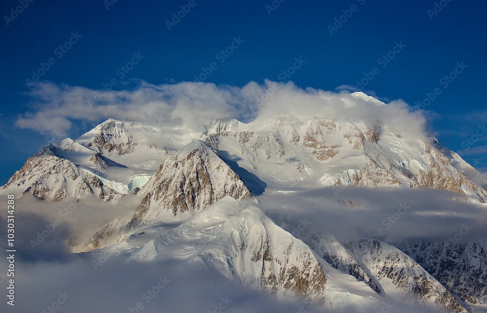 Obraz premium Aerial view Denali National Park Alaska
