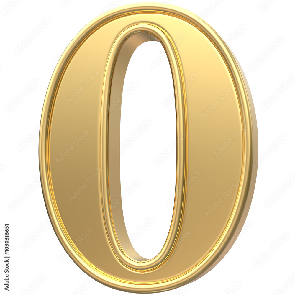 Font And Number Gold For Design 3D Render Font And Number Gold For Design 3D Render