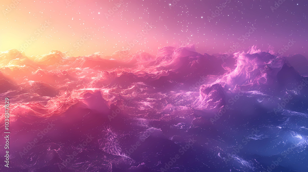 Naklejka premium sunrise in the sky