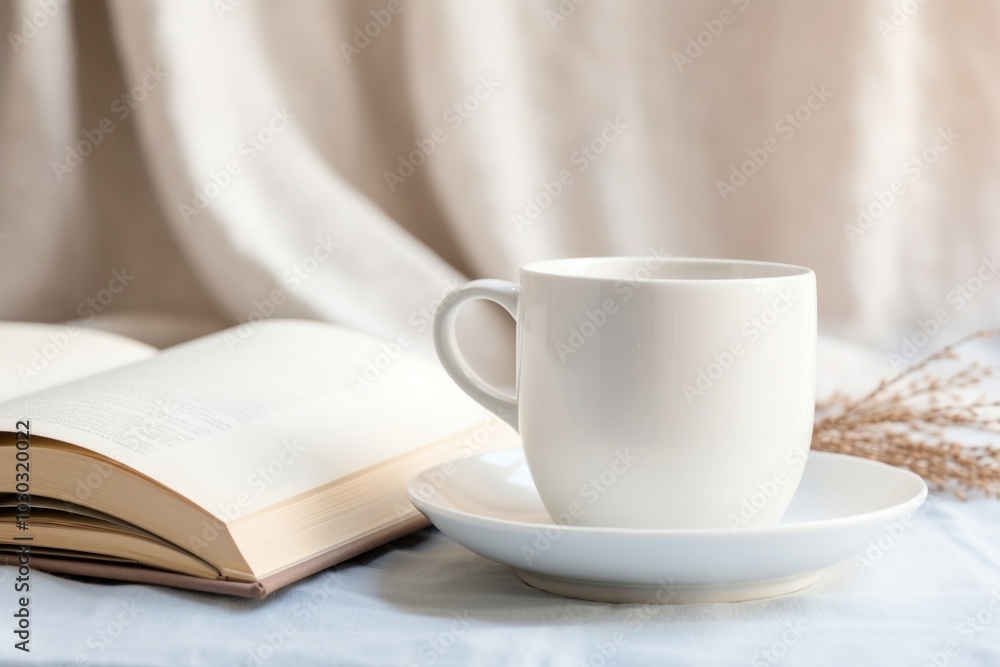 Book mug publication saucer. Book mug publication saucer.