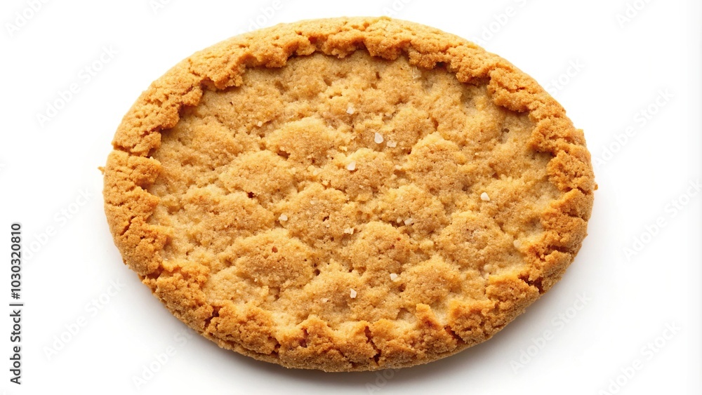 Integral biscuit cookie flying isolated on white with clipping path Integral biscuit cookie flying isolated on white with clipping path