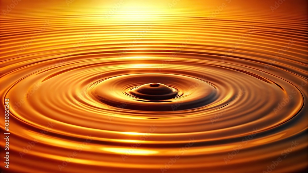 Water ripples on a orange surface Water ripples on a orange surface