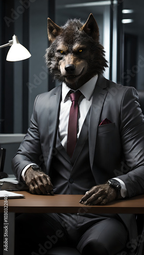 businessman werewolf 