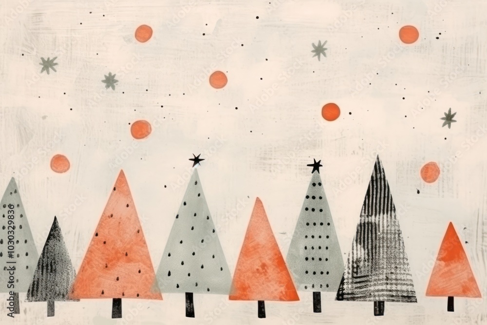 Obraz premium Christmas background drawing backgrounds christmas.
