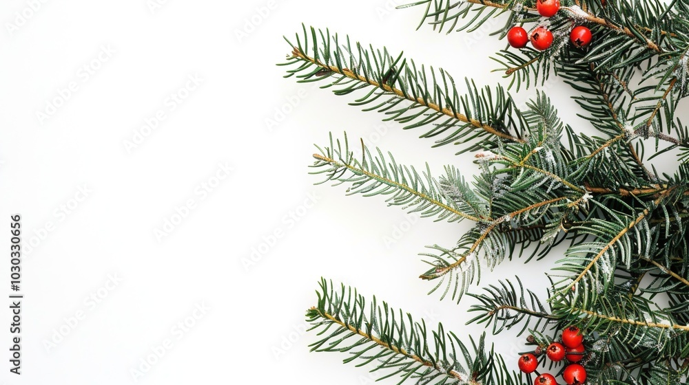 christmas background with christmas branches and decorations christmas background with christmas branches and decorations