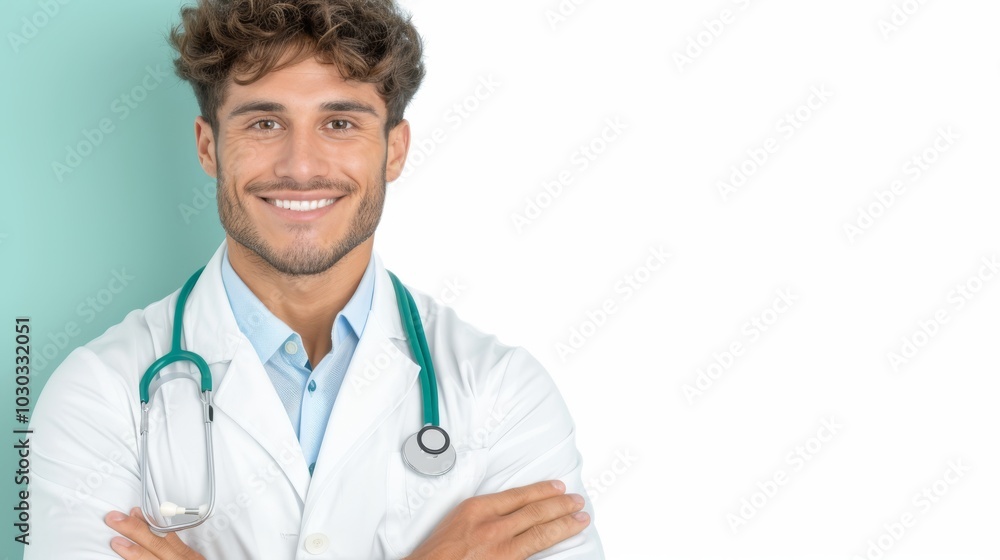 portrait of a doctor with stethoscope portrait of a doctor with stethoscope