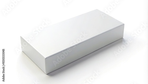 white thin rectangle box