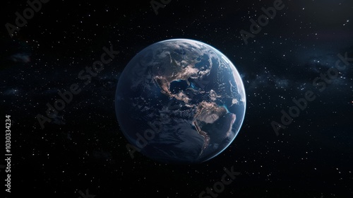 earth in space