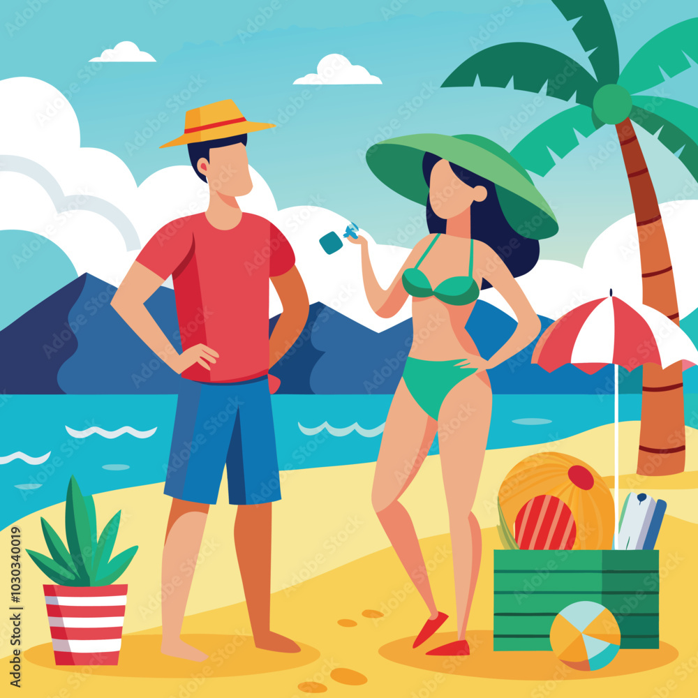 people enjoying in beach vacation vector illustration graphic design people enjoying in beach vacation vector illustration graphic design