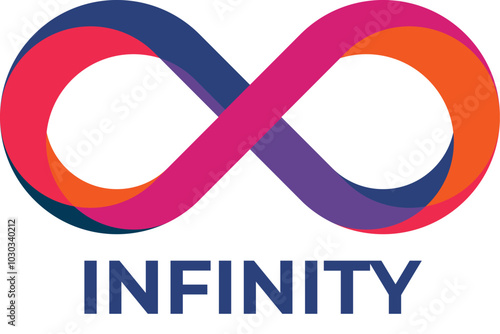 Vibrant Infinity Logo - Colorful Abstract Design