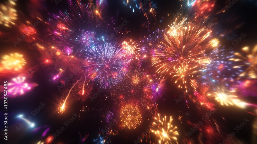 Spectacular Fireworks Display Spectacular Fireworks Display