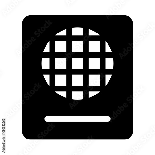 Hotel and Travel. Passport vector icon illustration