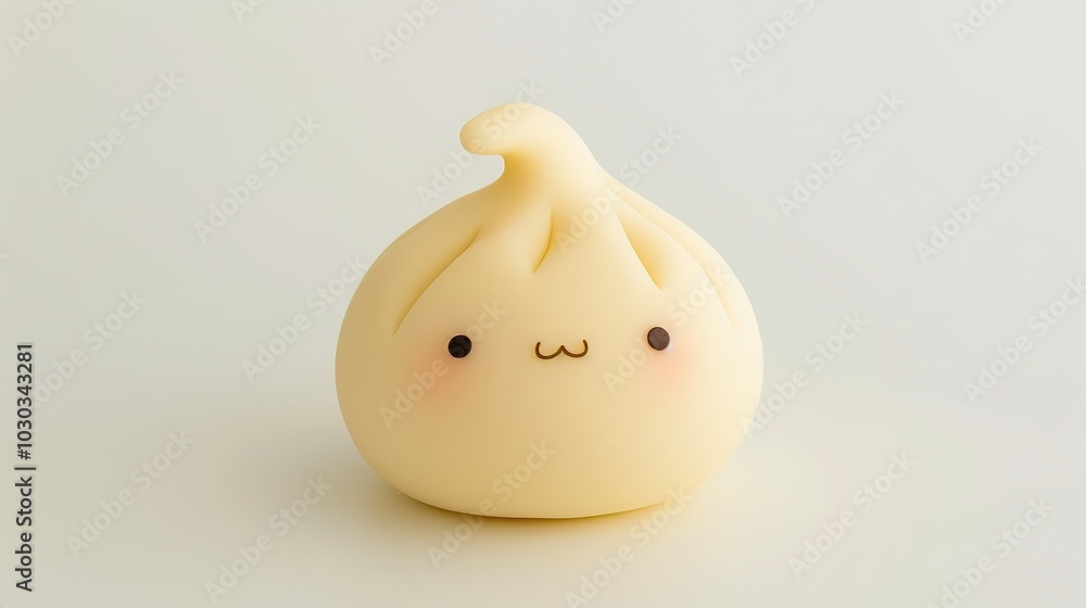 Adorable Hand-Squeezed Light Clay Cartoon Japanese Dumpling: Lovely, Flat, and Plump Delight Adorable Hand-Squeezed Light Clay Cartoon Japanese Dumpling: Lovely, Flat, and Plump Delight