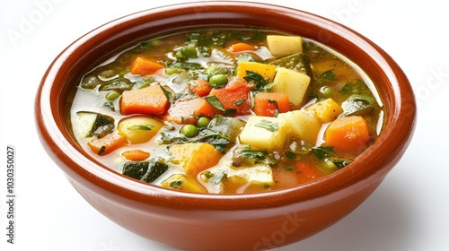 Comforting Bowl of Minestrone Soup