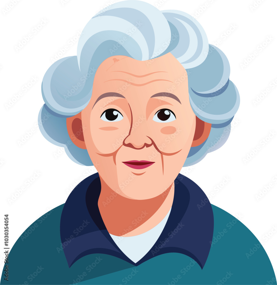 old woman portrait vector illustration graphic design old woman portrait vector illustration graphic design