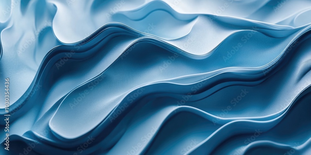 Ocean Waves Abstract Art